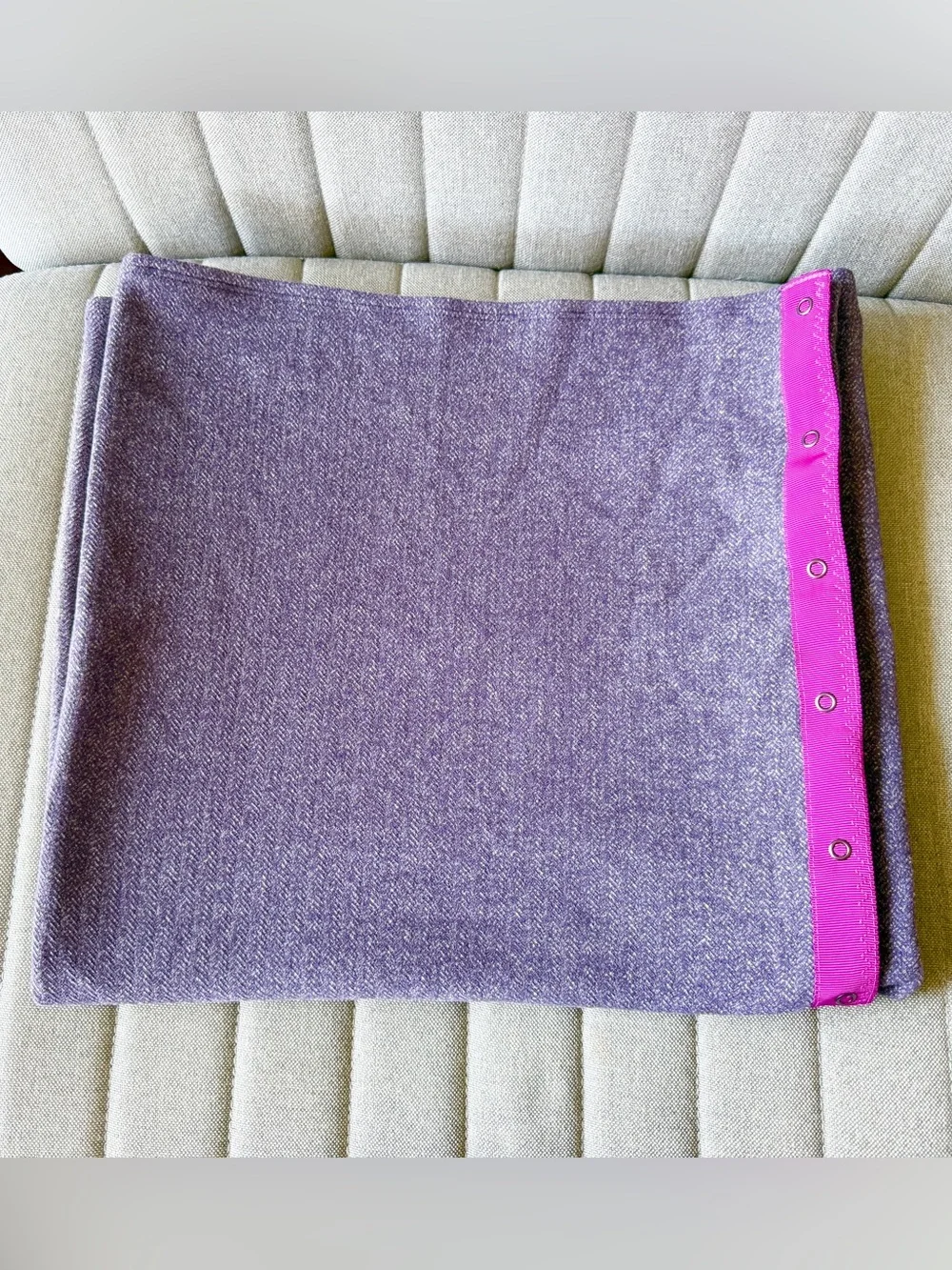 lululemon athletica Purple Wrap Scarf with Pink Trim